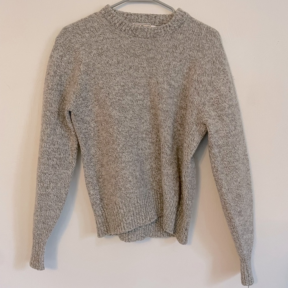 L.L. Bean Grey/Tan Sweater